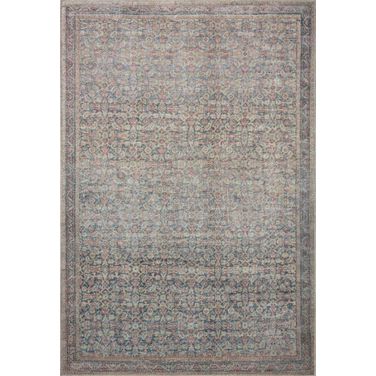 Loloi II Adrian Denim and Multi 5'-0" x 7'-6" Area Rug