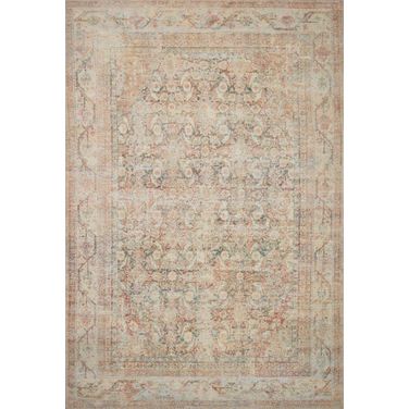 Loloi II Adrian Natural and Apricot 8'-6" x 11'-6" Area Rug