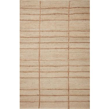 Loloi II Bodhi Ivory and Natural 7'-9" x 9'-9" Area Rug BODIBOD-04IVNA7999