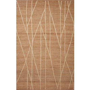 Loloi II Bodhi Natural and Ivory 9'-3" x 13' Area Rug