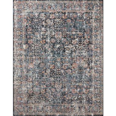 Loloi II Cassandra Blue and Multi 5'-3" x 7'-9" Area Rug