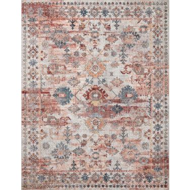Loloi II Cassandra Rust and Multi 7'-10" x 10' Area Rug CASNCSN-06RUML7AA0