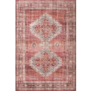Loloi II Heidi Sunset and Natural 8'-6" x 11'-6" Area Rug