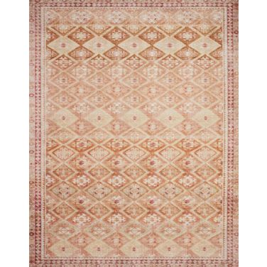 Loloi II Layla Natural and Spice 9'-0" x 12'-0" Area Rug
