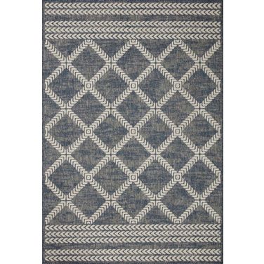 Loloi II Rainier Denim and Ivory 11'-6" x 15' Area Rug