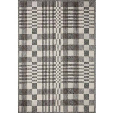 Loloi II Rainier Ivory and Pebble 7'-10" x 10'-10" Area Rug