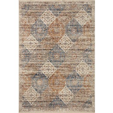 Loloi II Sorrento Ivory and Multi 9'-6" x 13'-1" Area Rug
