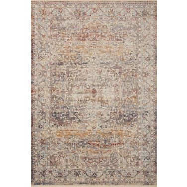 Loloi II Sorrento Natural and Multi 11'-6" x 15'-7" Area Rug