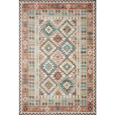 Loloi II Zion Ivory and Multi 8'-6" x 11'-6" Area Rug