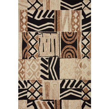 Loloi Nala 1'6" x 1'6" Rug In Tobacco And Natural