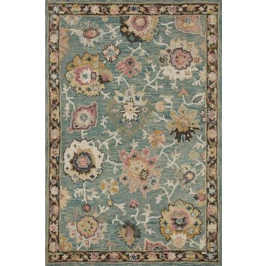 Loloi Padma Teal and Multi 9'-3" x 13' Area Rug