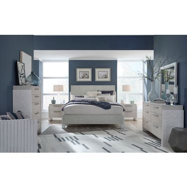 Lorelei Panel Bedroom Set In Misty Cloud