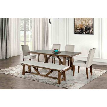 Losone Dining Table In Brown