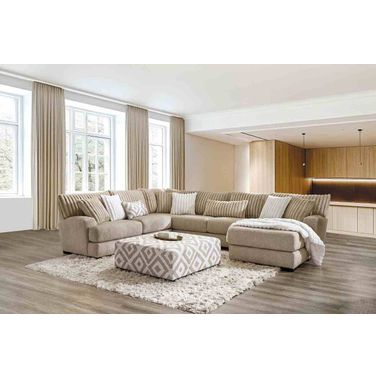 Loughton Sectional In Light Brown