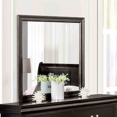 Louis Philippe Mirror In Dark Cherry