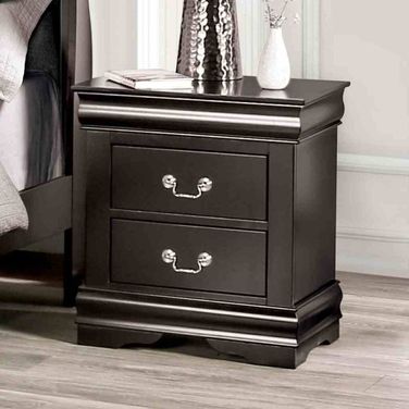 Louis Philippe Nightstand In Black