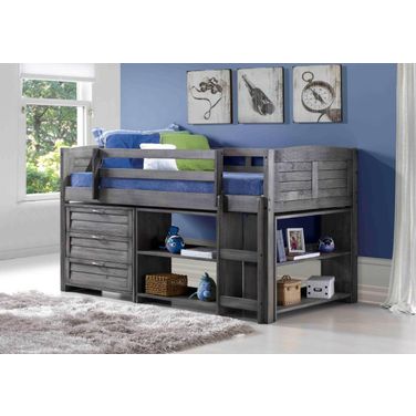 Louver Low Loft Antique Grey-790-TAG-B