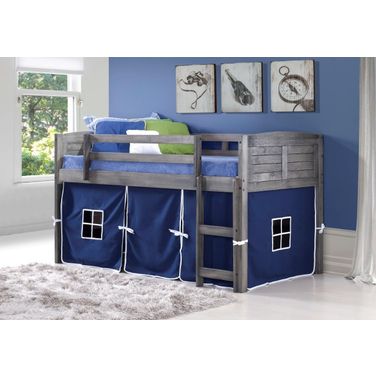 Louver Low Loft Antique Grey W/ Blue Tent Kit