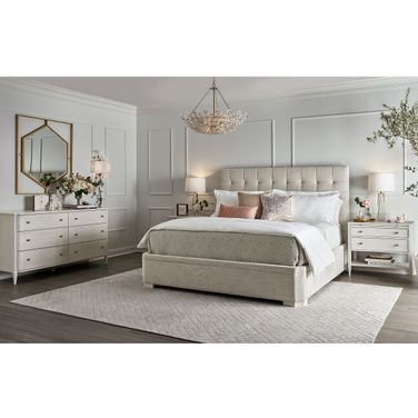 Love Joy Bliss Uptown Bedroom Set In Alabaster
