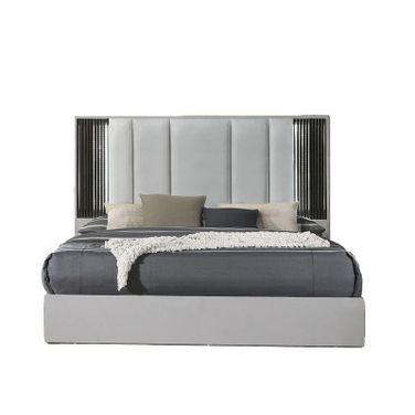 Lucia King Bed In Grey