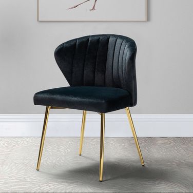 Luna Side Chair In Black
