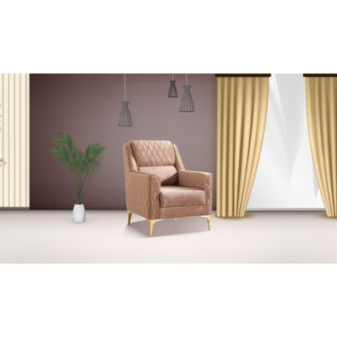 Luna Velvet Chair In Copper