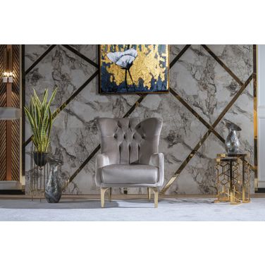 Lust Accent Chair In Taupe