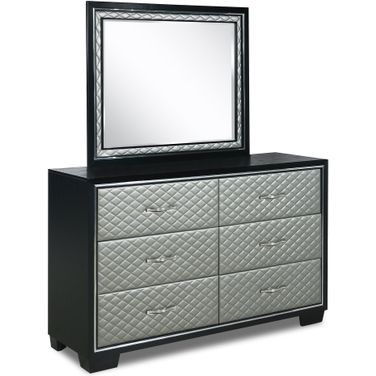 Luxor Black And Gray Mirror