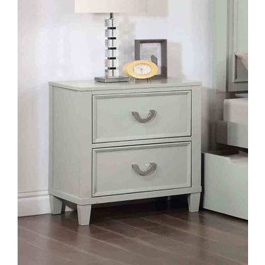 Lycorida Nightstand In Light Gray