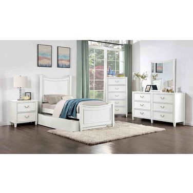 Lycoris Nightstand In White
