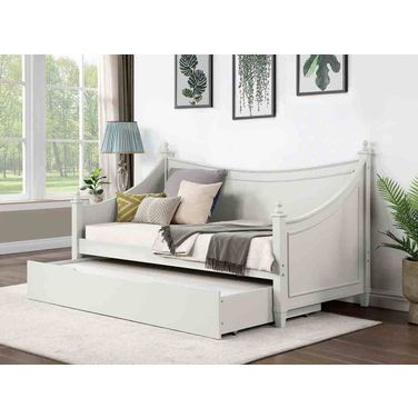 Lycoris Twin Daybed In White