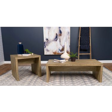 Lynette Rectangular Occasional Table Set In Mango