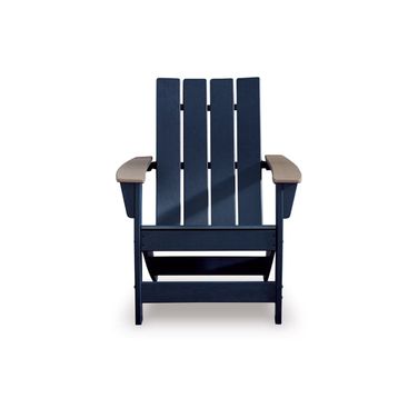 Mabry Shores Adirondack Chair In Black and Beige