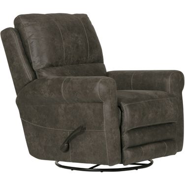 Maddie Swivel Glider Recliner In Ash