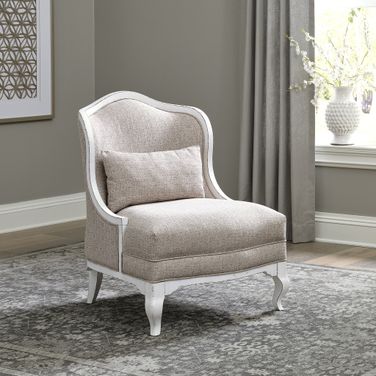 Magnolia Manor Upholstered Accent Chair In White