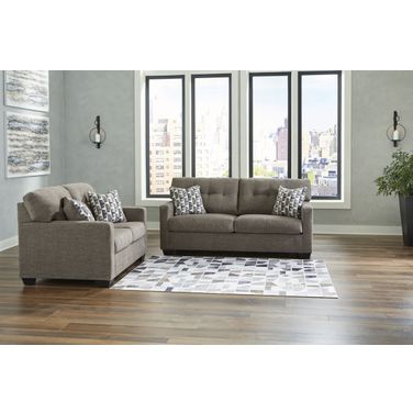 Mahoney Living Room Set In Chocolate