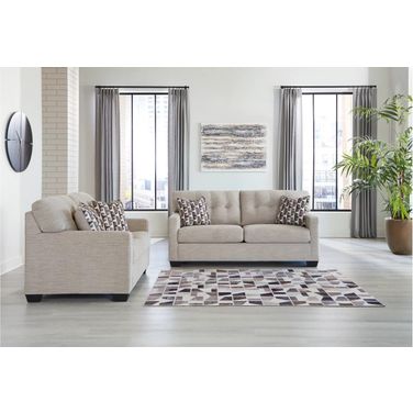 Mahoney Living Room Set In Pebble