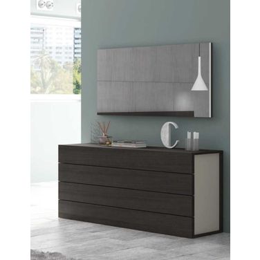 Maia Light Grey Lacquer Dresser