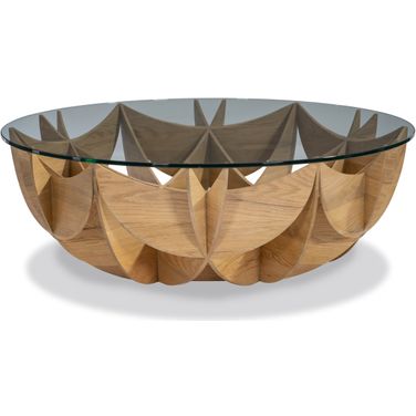 Oak Honeycomb Table In Natural