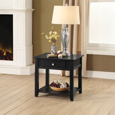 Malachi Black End Table