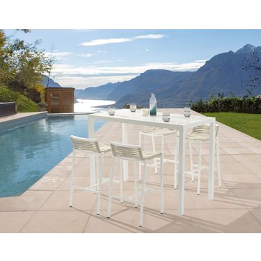 Maldives Outdoor Conversation Set In White