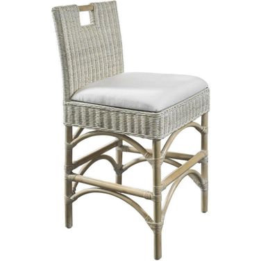 Malio White Wash Counter Stool