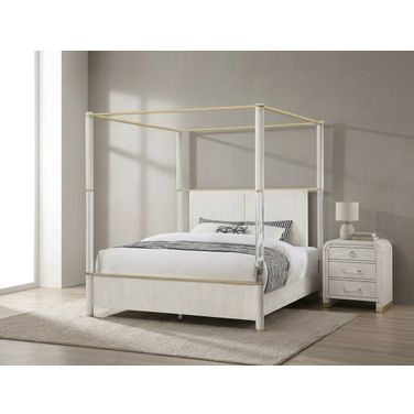 Malmo Canopy Bedroom Set In Oak