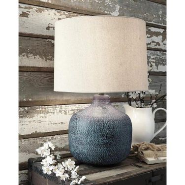 Malthace Patina Metal Table Lamp