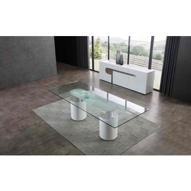 Mandarin White Dining Table