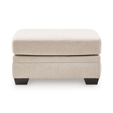 Mandi Point Oversized Accent Ottoman In Marble