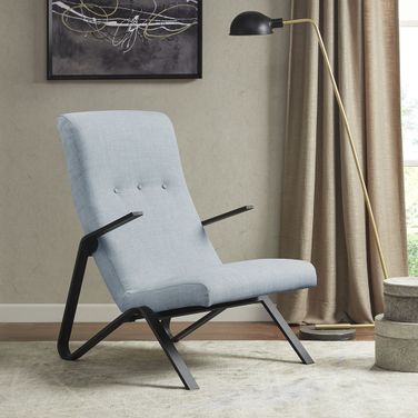Manhattan Accent Chair In Light Blue