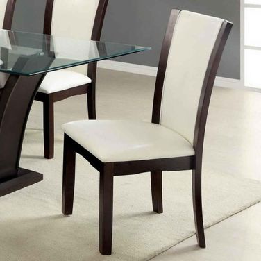 Manhattan I White Side Chair Set of 2
