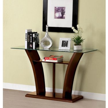 Manhattan Sofa Table In Brown Cherry