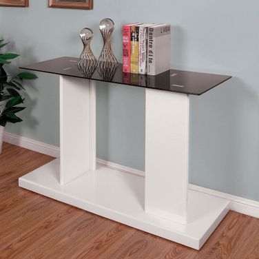 Mannedorf Sofa Table In Black and White
